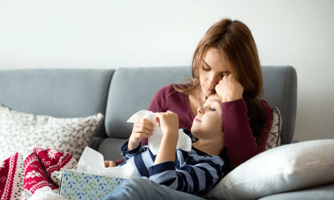¿Qué hacer cuando tus hijos se enferman?